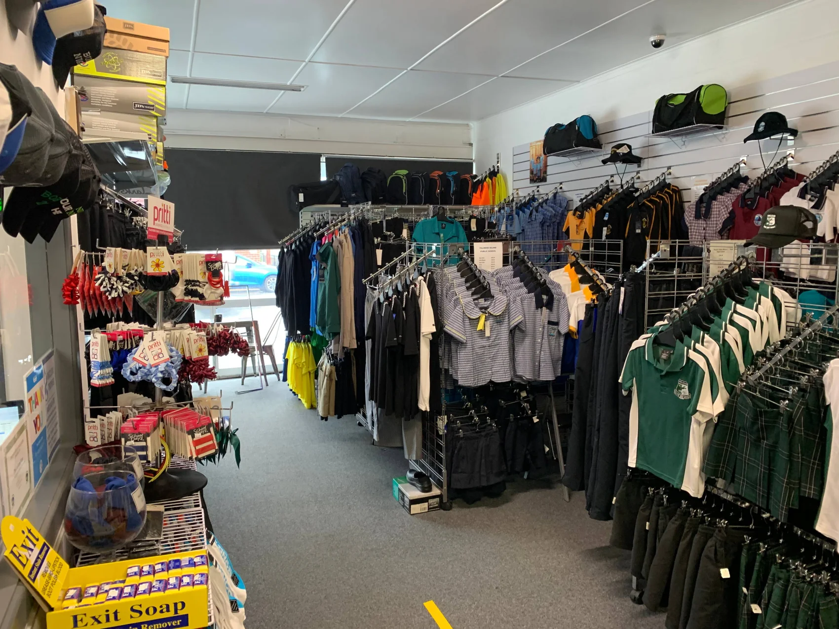 Uniforms and workwear on display
